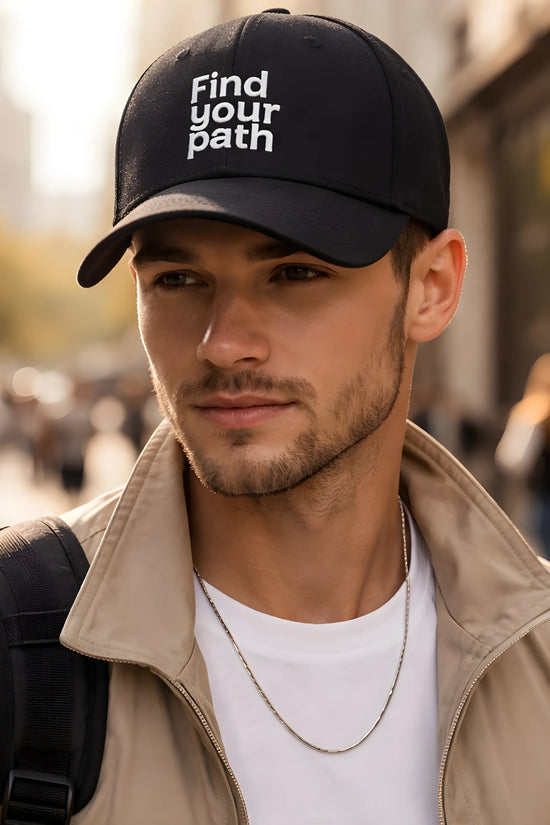 "Find Your Path" Embroidered Cap