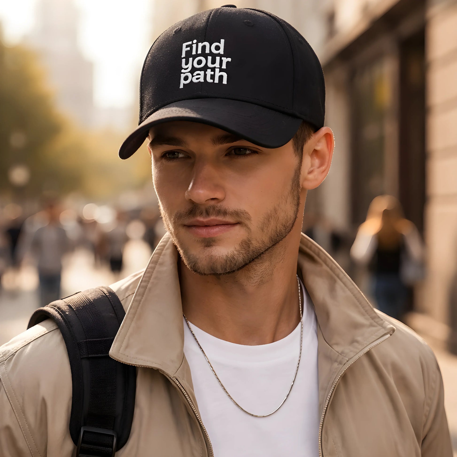 "Find Your Path" Embroidered Cap