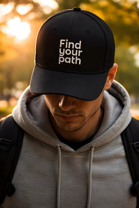 "Find Your Path" Embroidered Cap