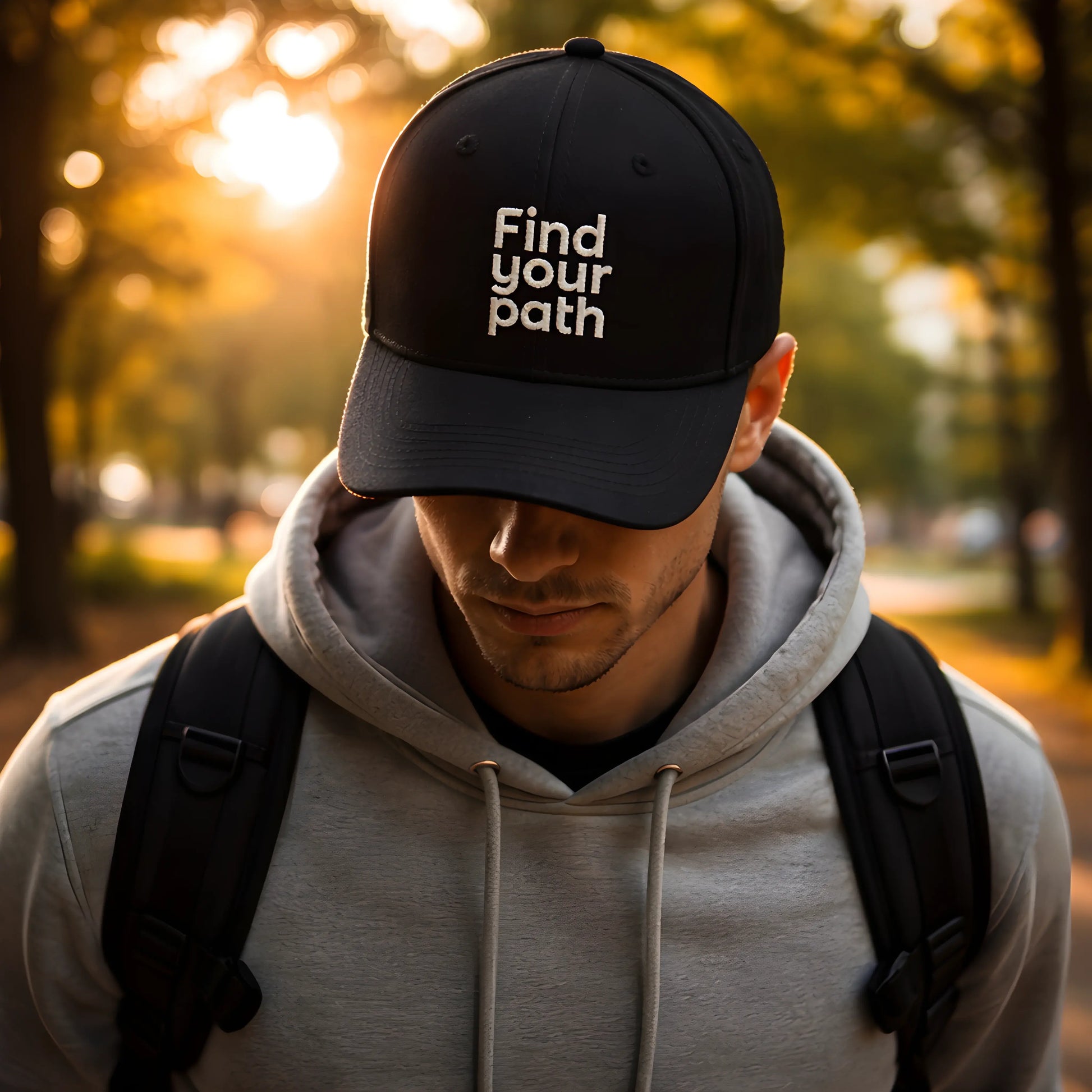 "Find Your Path" Embroidered Cap