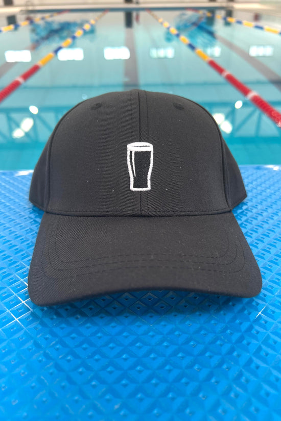 Black Pint Glass Baseball Cap