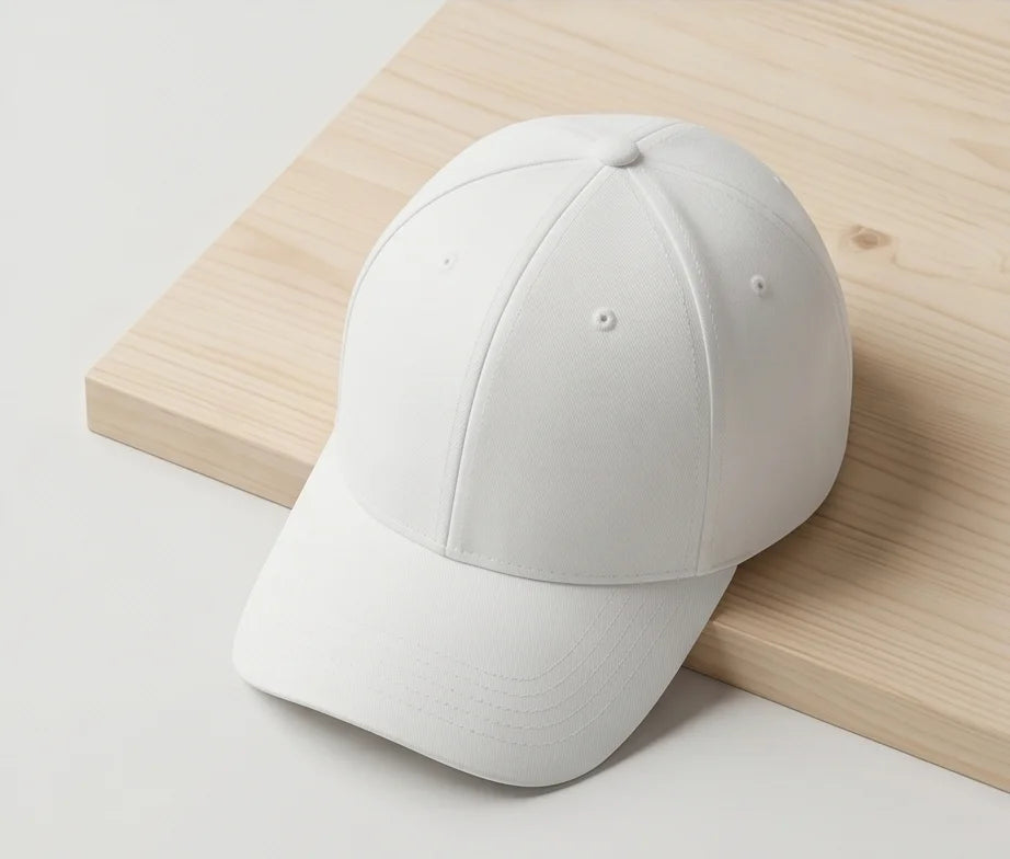 Plain White Baseball Cap – NEXT CAP