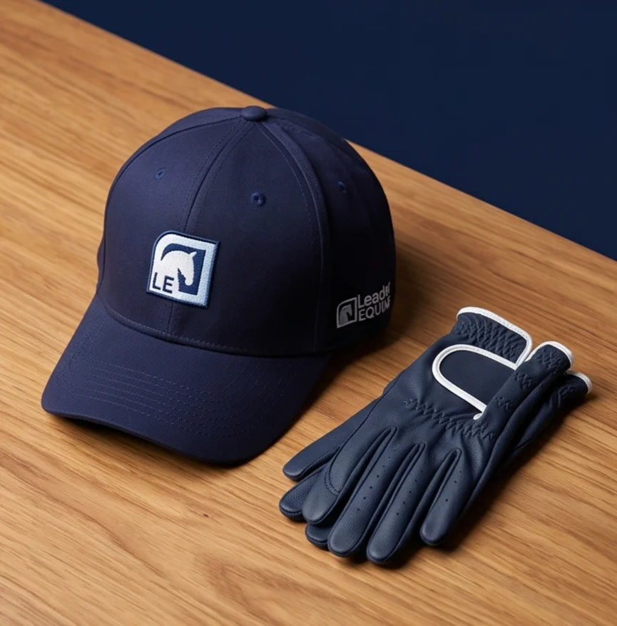 Navy Blue LE Horse Logo Cap