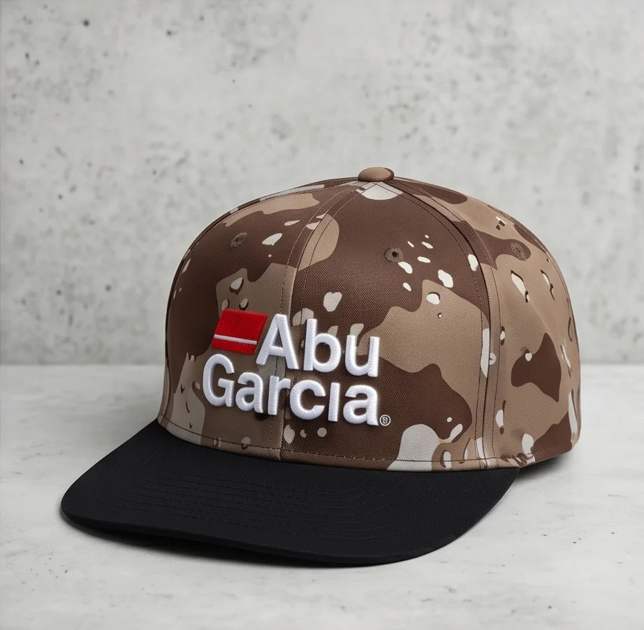 Abu Garcia Desert Camo Flat Brim Cap
