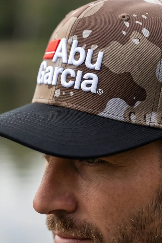 Abu Garcia Desert Camo Flat Brim Cap