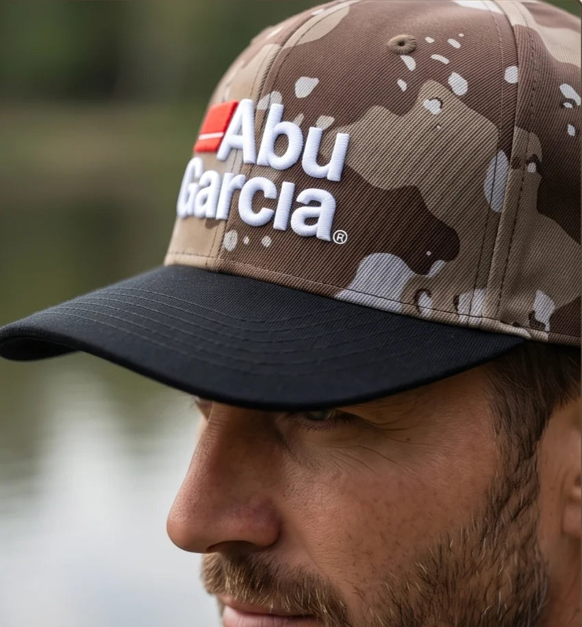 Abu Garcia Desert Camo Flat Brim Cap