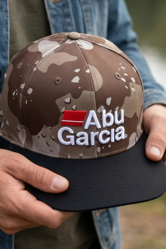 Abu Garcia Desert Camo Flat Brim Cap