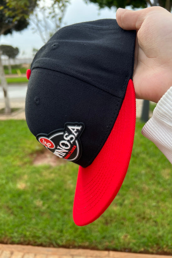 Espinosa Premium Cigars Black & Red Snapback Cap