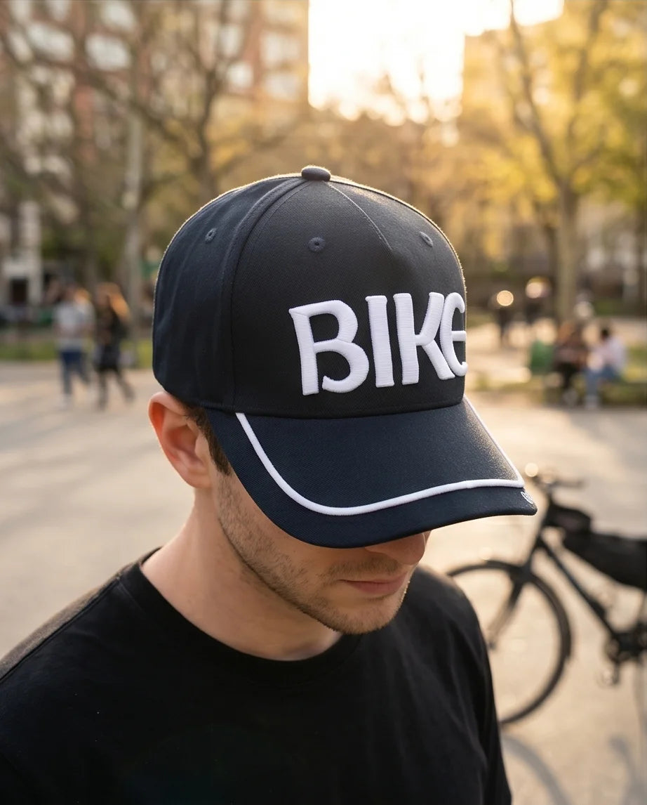 "BIKE" 3D Embroidered Baseball Cap