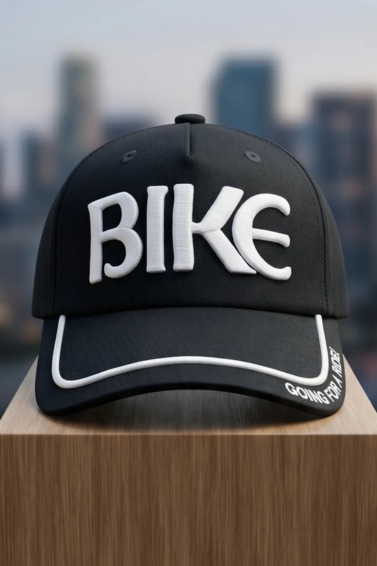 "BIKE" 3D Embroidered Baseball Cap