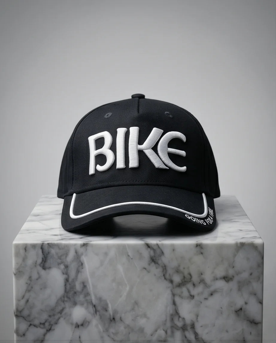 "BIKE" 3D Embroidered Baseball Cap