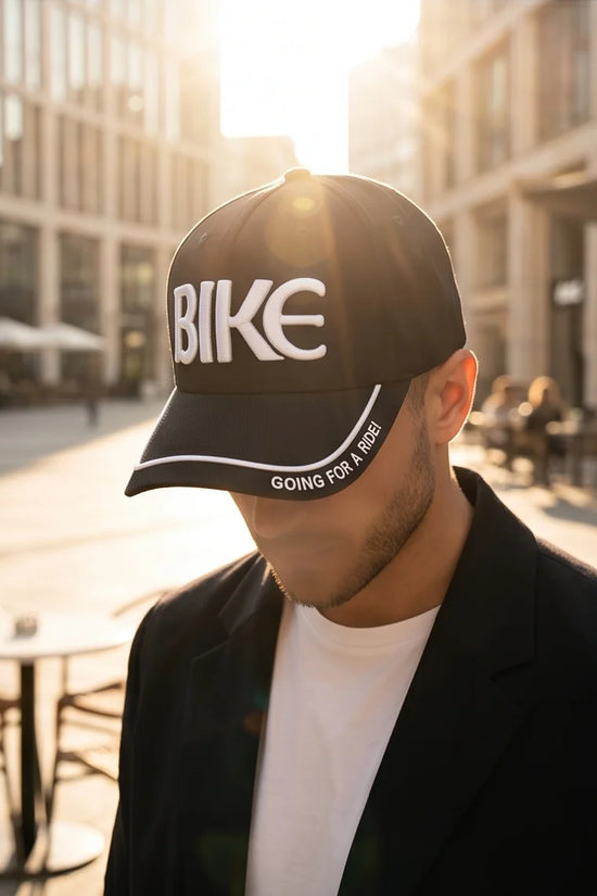 "BIKE" 3D Embroidered Baseball Cap