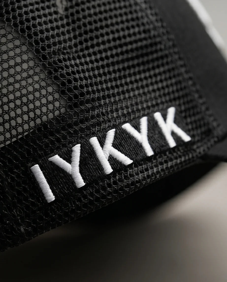 Black Dad Gang Embroidered Trucker Cap