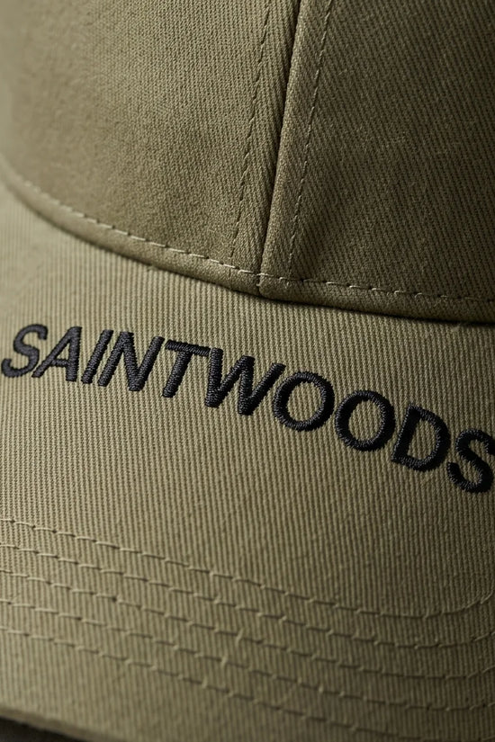 Saintwoods Embroidered Brim Baseball Cap