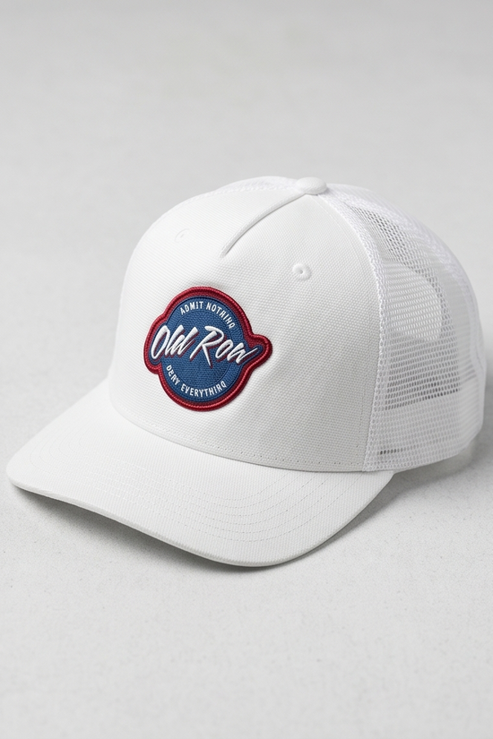 Old Row Embroidered Patch Snapback Trucker Hat