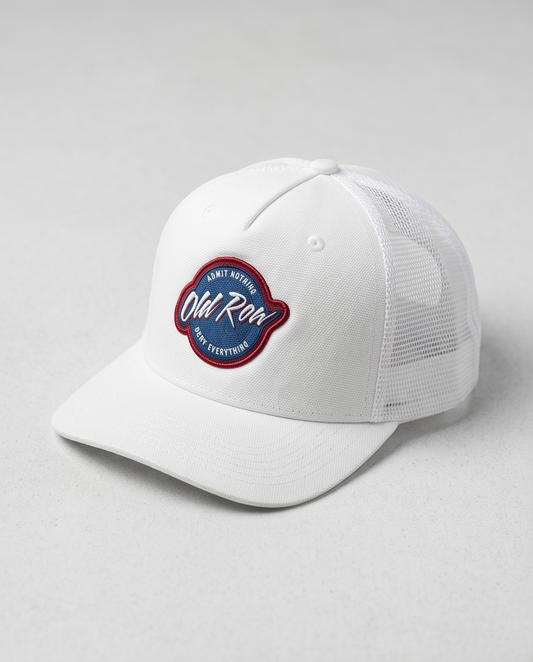 Old Row Embroidered Patch Snapback Trucker Hat