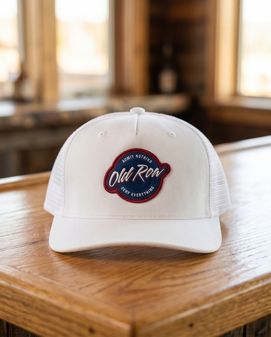 Old Row Embroidered Patch Snapback Trucker Hat